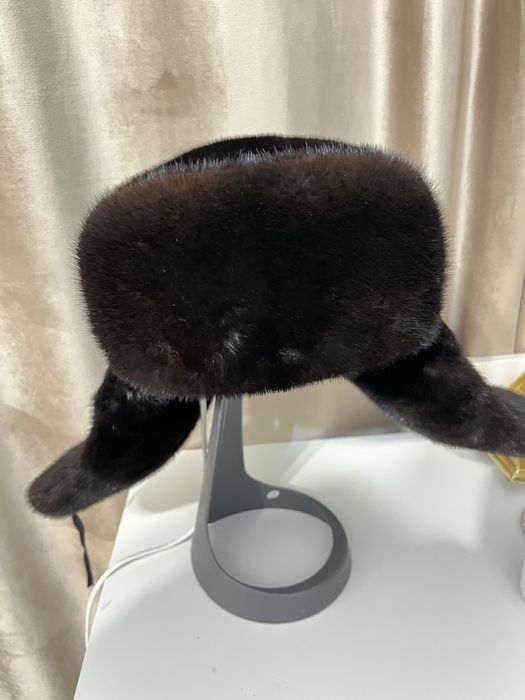 Продам финскую норковую шапку-ушанку