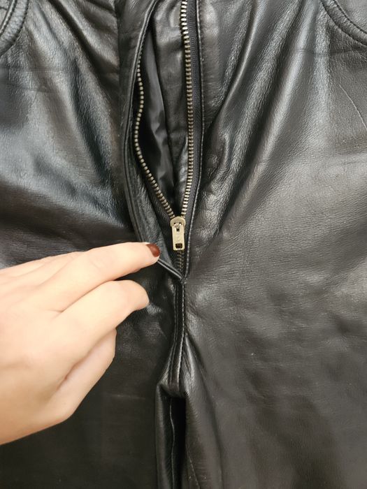 Pantaloni piele naturala