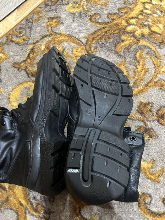 Берцы натуральная кожа