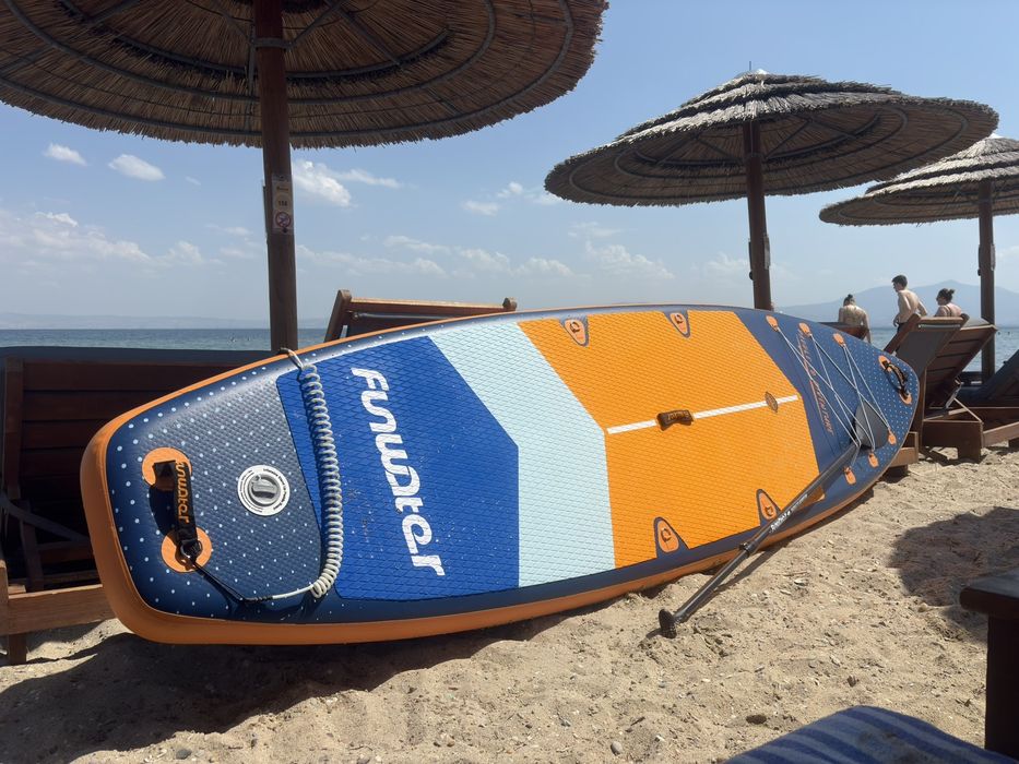 Надуваем падълборд Funwater Adventure 11'6, SUP.