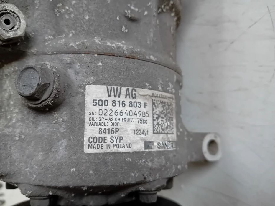 Compresor Clima AC Vw Passat B8 Arteon Seat Ateca Skoda Octavia 4 2.0 Tdi Euro 6 Cod 5Q0816803F