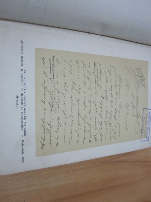 Carte veche Opere Lenin Vol. 10 an 1956-colectie