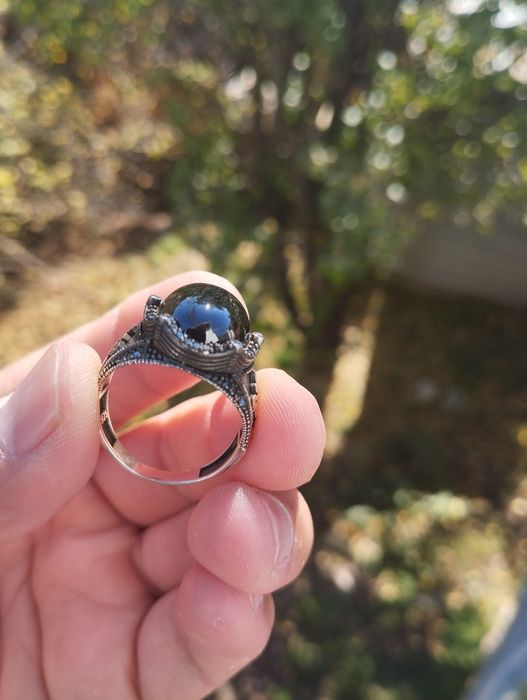 Ерлерге арналған күміс жүзіктер