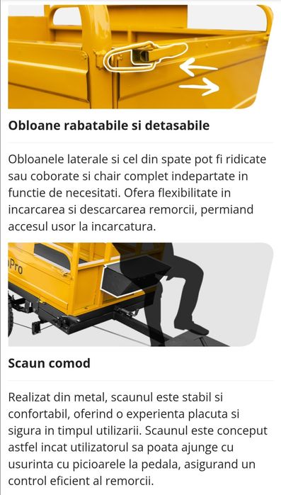 Remorcă motocultor AgroPro 550