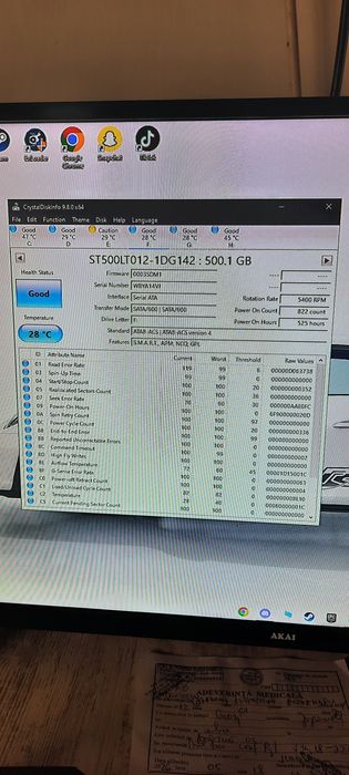 2 HDD 500GB funcționale (descrierea)