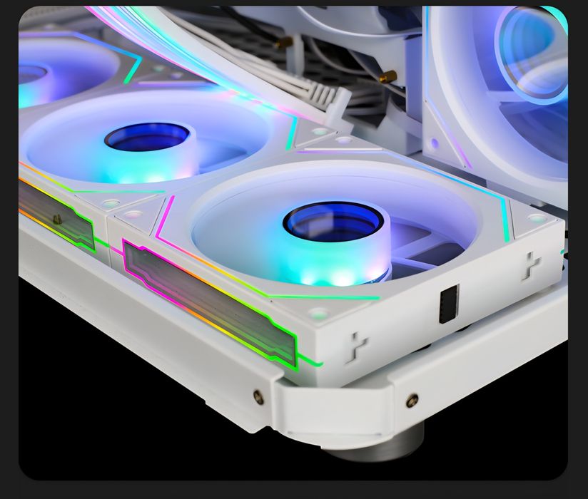 Комплект 3 reverse вентилатора JUMPEAK MX120 – ARGB 120mm безжични