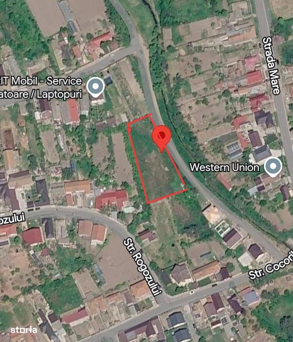 Vând 5 loturi teren intravilan Lumina începând de la 400mp
