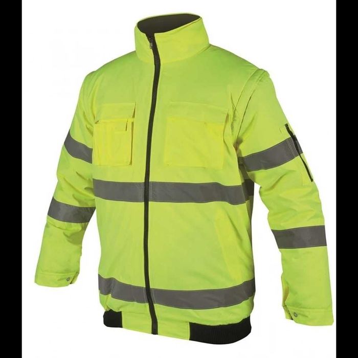 Jacheta, geacareflectorizanta de iarna, 2 în 1 cu maneci detașabile