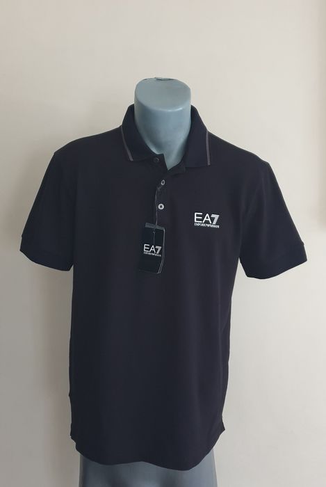 Emporio Armani EA7 Pique Pima Cotton L НОВО! ОРИГИНАЛ Мъжка Тениска