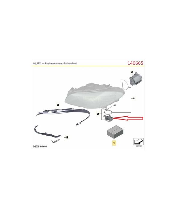 Модул за дневни светлини BMW F10,F11,F07, Нов с гаранция