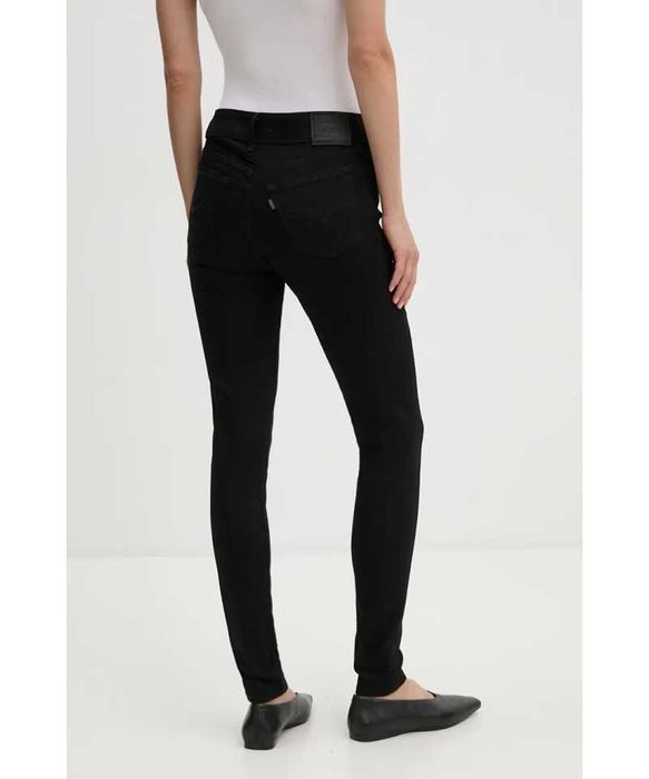Blugi dama Levis 711, skinny, negru, 34/32