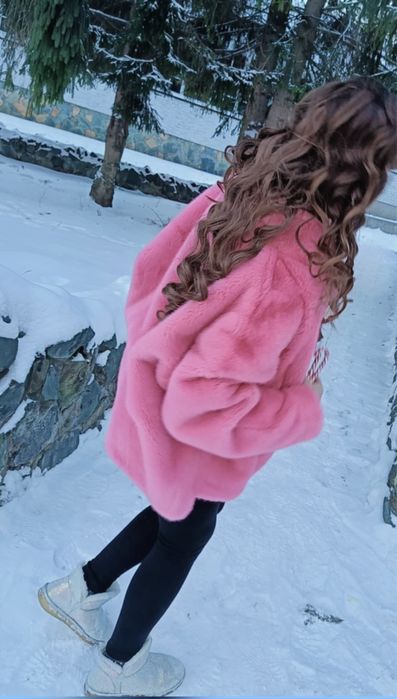 Шуба искуственная норка