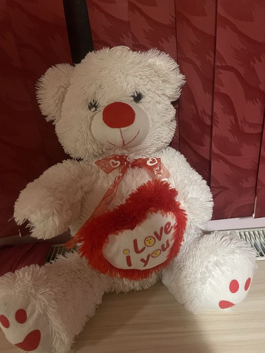 Плюшено мече с надпис