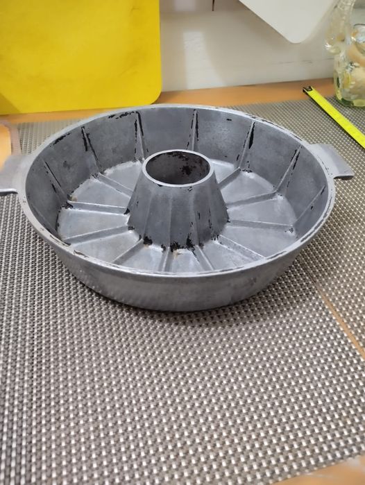 Металлическая форма для выпечки кексов или куличей СССР