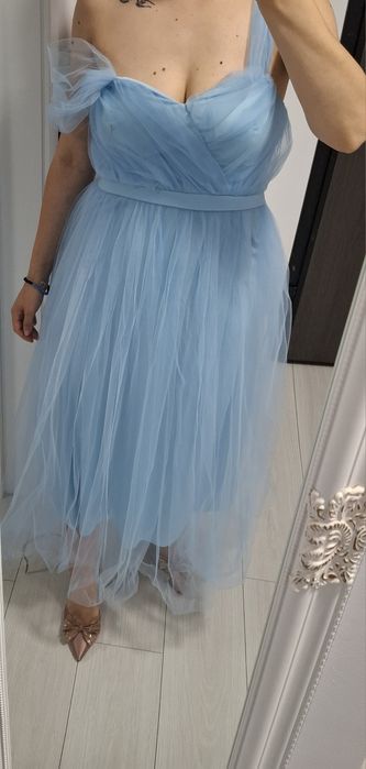 Vand rochie midi albastră