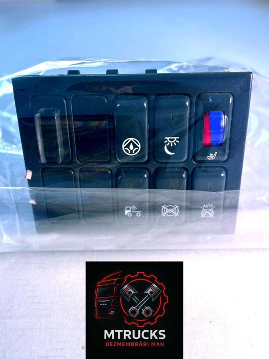 Panou butoane central bord MAN TGA/TGM/TGL 81258067040