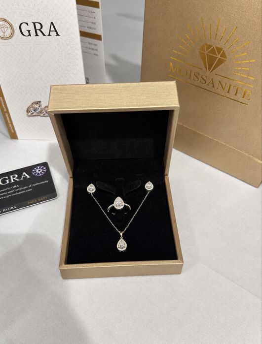 Серебро 925 с муассанитом