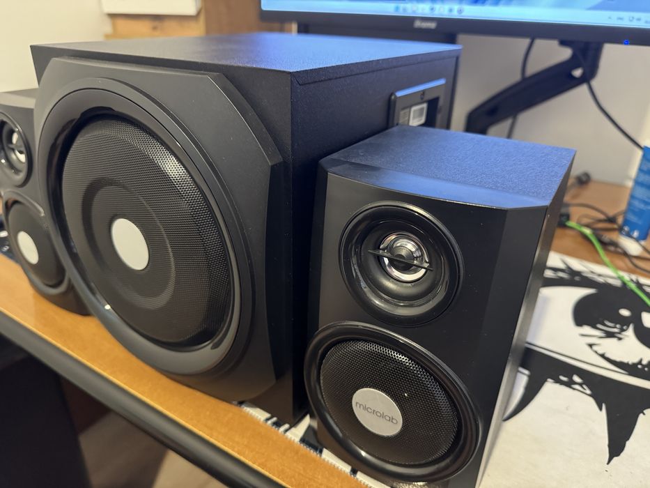 Продам колонки с сабвуфером microlab tmn-9u