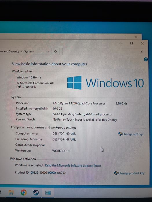 SCHIMB cu BICICLETA Sistem Desktop AMD 3 1200 16Gb RAM  GIGABYTE RX480