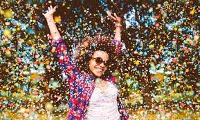 Конфетти confetti пушка, тяжёлый дым,