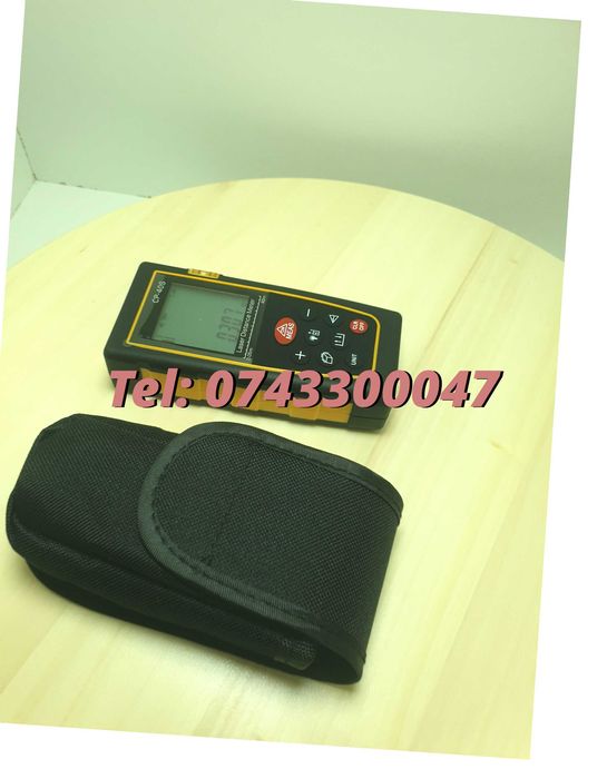 Telemetru Laser 40m Digital Portabil Husa Gratuit