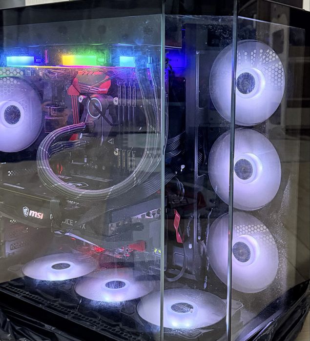 MSI Z170A PRO/RTX 3060 Ti/32GB DDR4/480GB/Водно охлаждане Artic/RGB