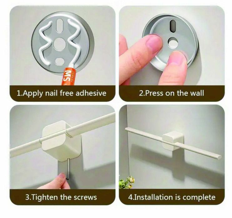 2 бр. издърпващи се закачалки за кърпи