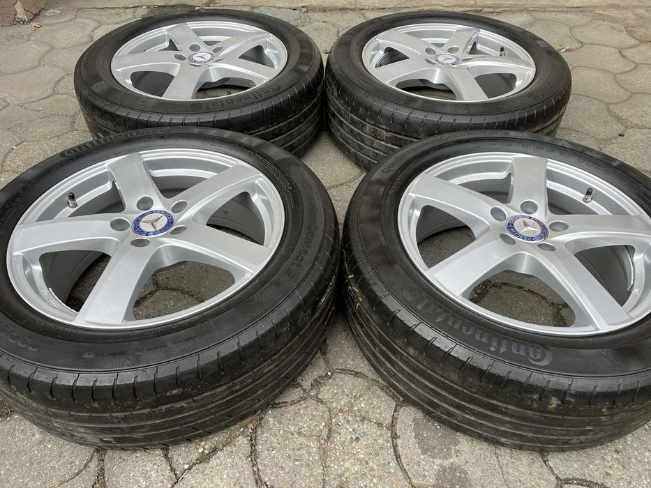 Jante aliaj 5x112mm, anvelope 225/55 R17, VW Audi Seat Skoda Mercedes