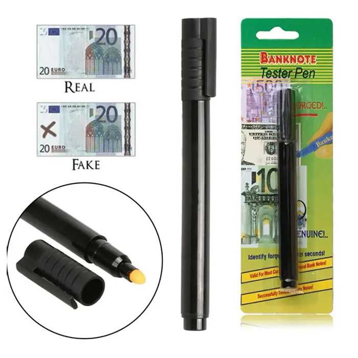 Химикал проверка на фалшиви банкноти  бърз инструмент детектор на пари