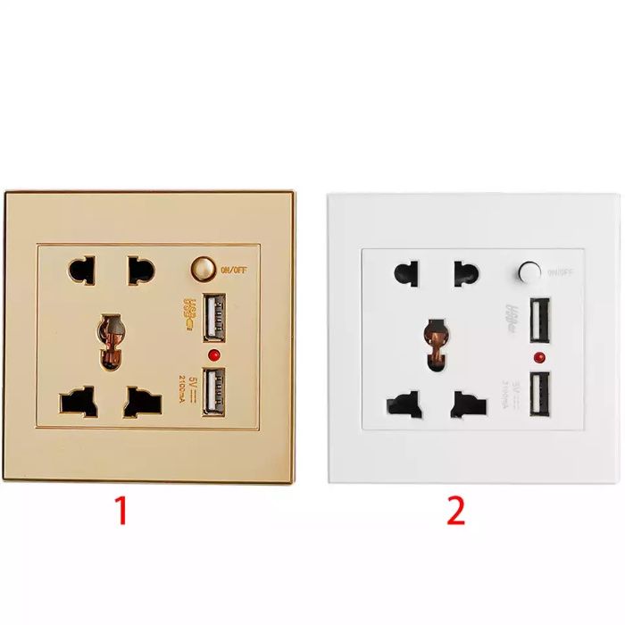 Розетка с USB портами