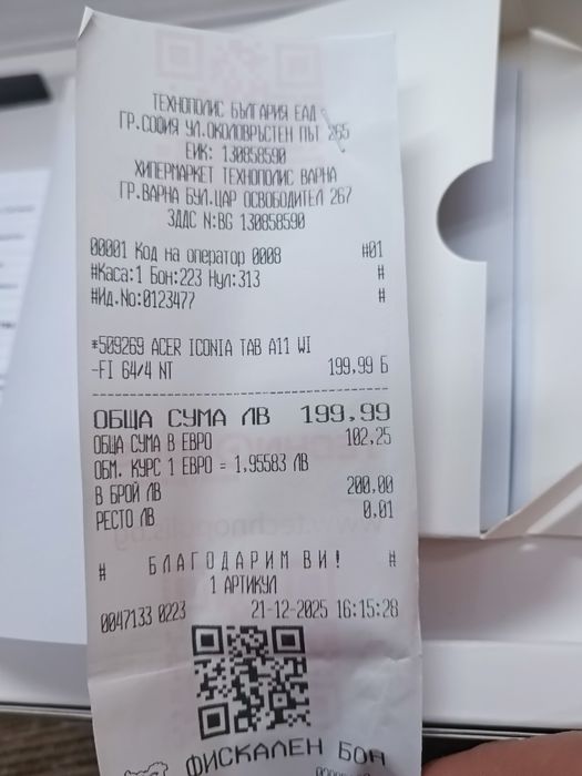 Таблет Acer Iconia A11