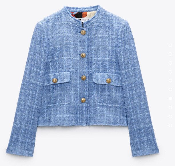 Твидовый жакет ZARA, классика, всегда актуален на любые случаи!