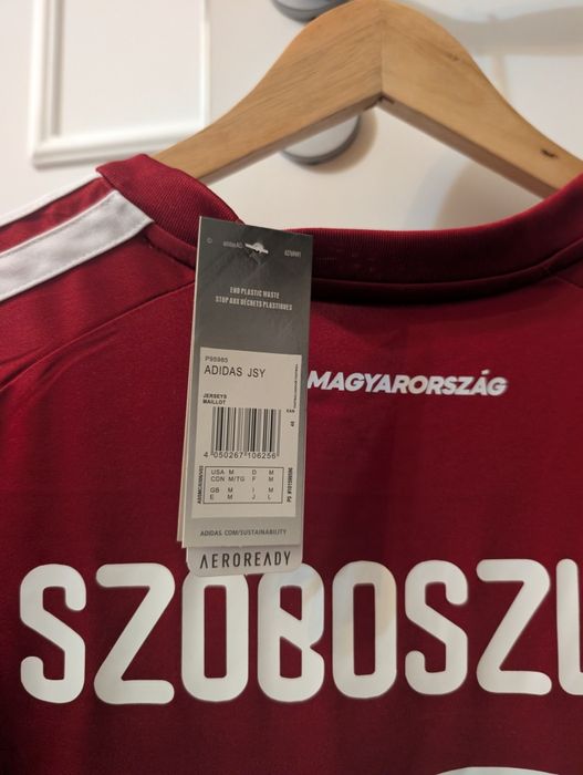 Tricou Ungaria Adidas Szoboszlai #10 - Nou cu Etichetă - Mărimea M
