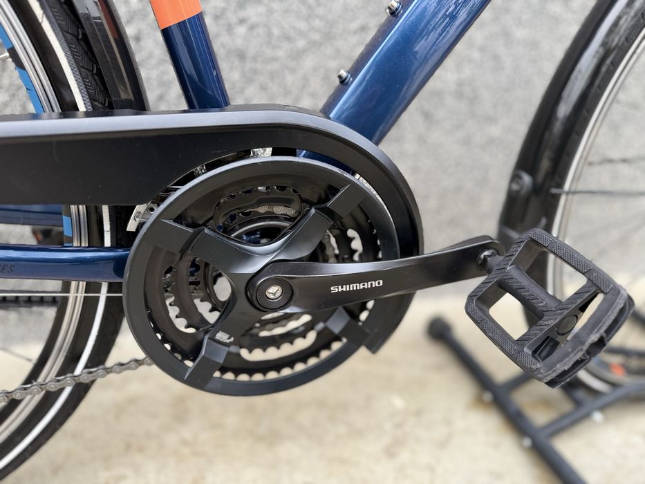 Алуминиев велосипед Raymon 28” | Shimano | амортисьор | КАТО НОВ