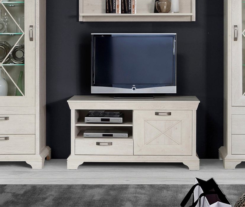 Comodă TV, stil rustic, PAL , 122,7×48,2×66,6cm