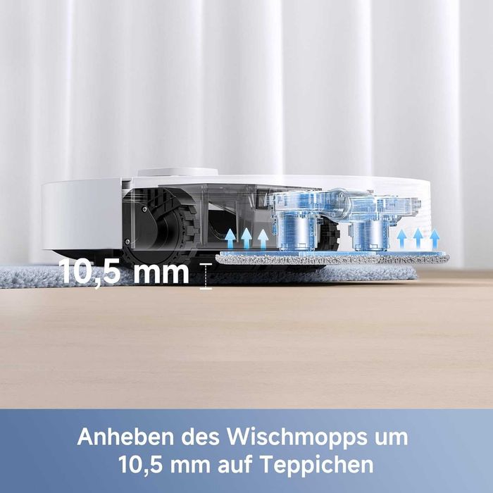 Роботизирана прахосмукачка Mova E30 Ultra, всмукателна мощност 7000 Pa