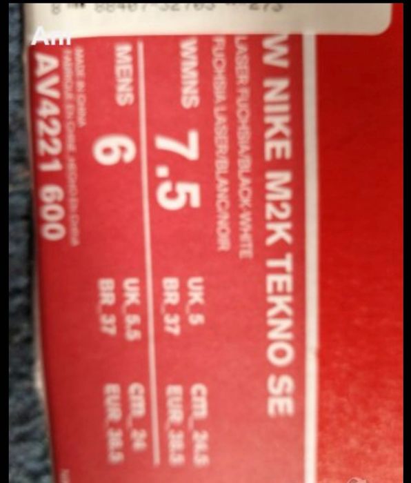 W NIKE M2K TEKNO SE laser fuchsia/black white