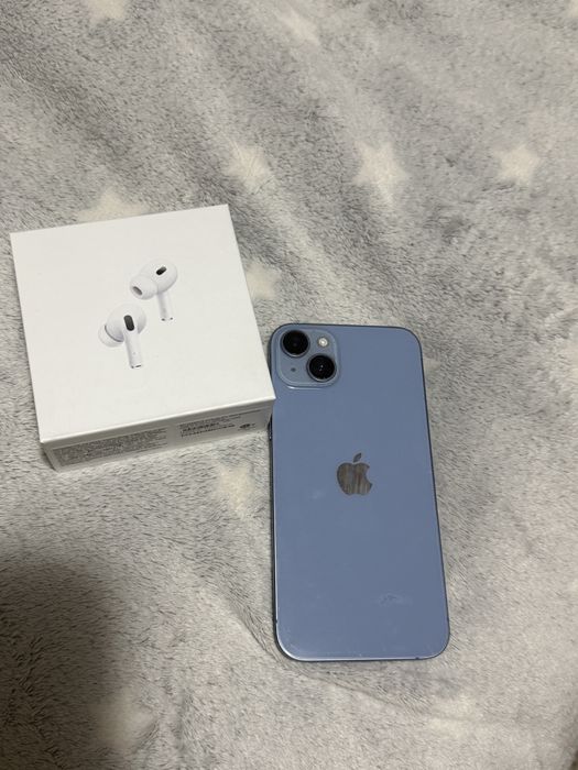 Pachet inedit : Iphone 14 plus si Air pods pro 2