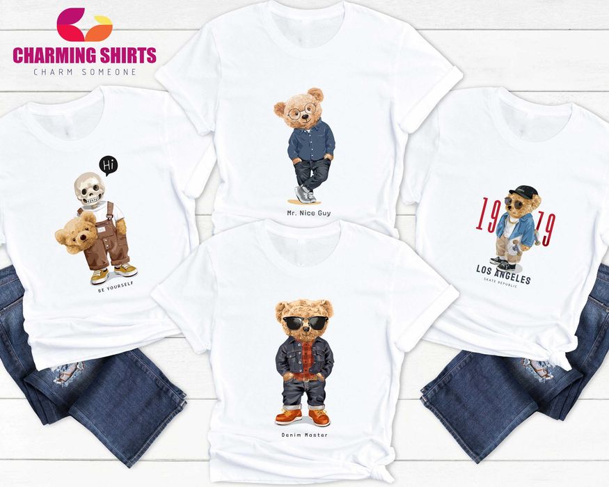 Тениски с мече Teddy Bear. Размери от XXS-5XL