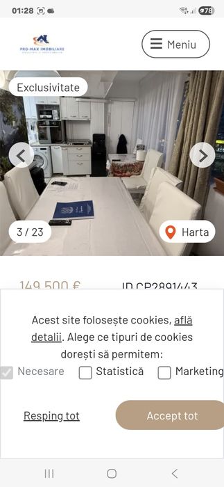 Apartament de vânzare 3 camere