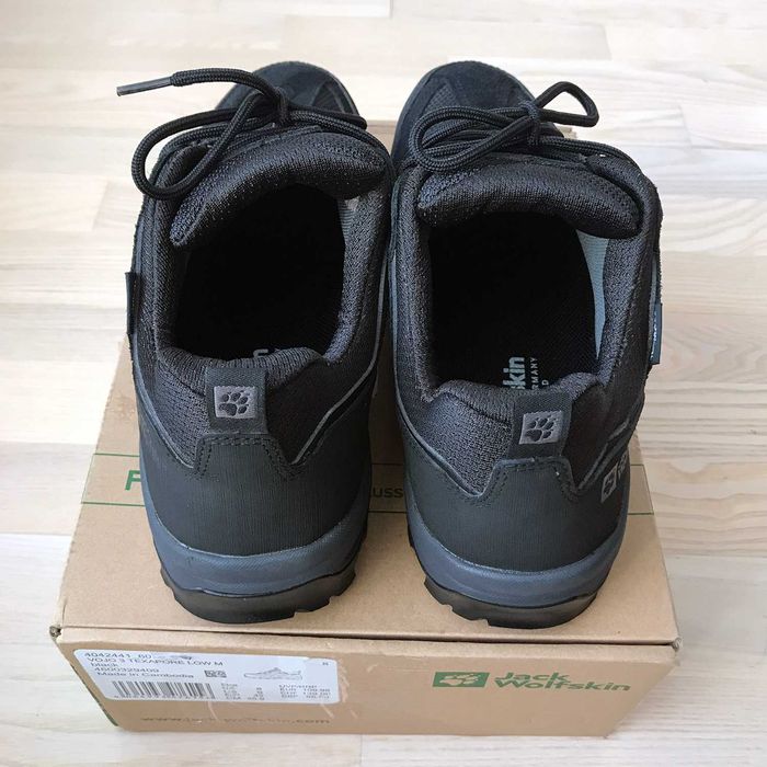 Нови мъжки черни туристически обувки Jack Wolfskin - № 41 (25.9 см)
