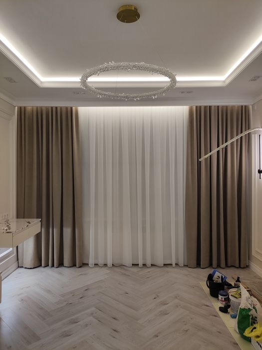 Пошив переделка, занавесок штор.  Шторы тюли Парда тикамиз