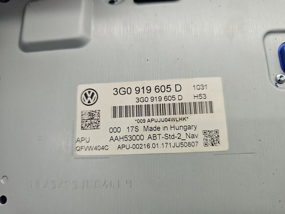 Radio CD cu navigatie Volkswagen Passat B8 Variant (3G5) [Fabr 2015-p