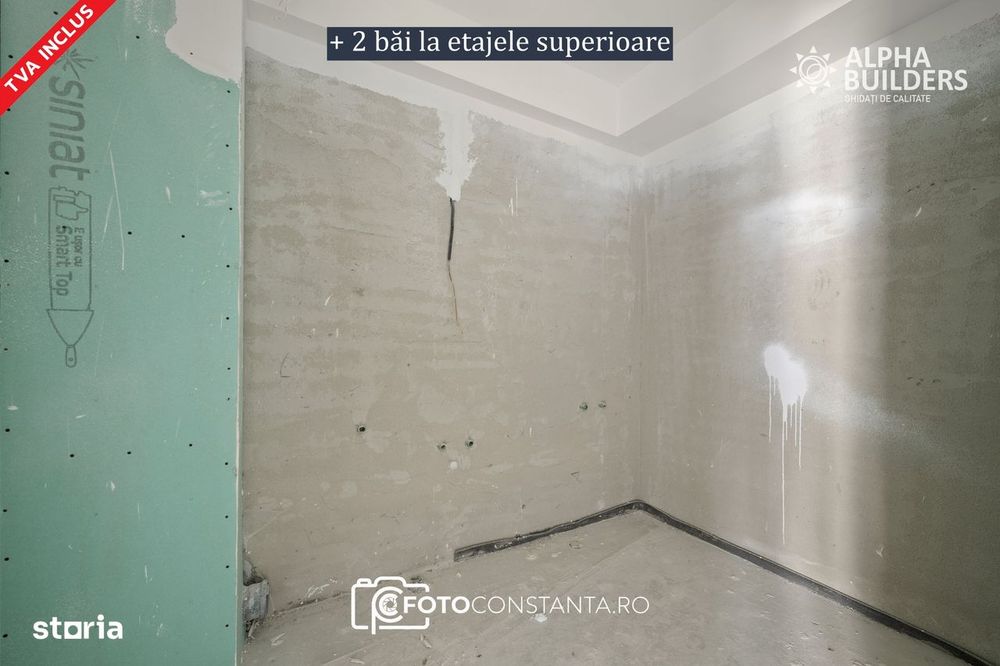 #TVA inclus: 4 dormitoare, 3 dressinguri, 3 băi, terasă 42mp · parcare