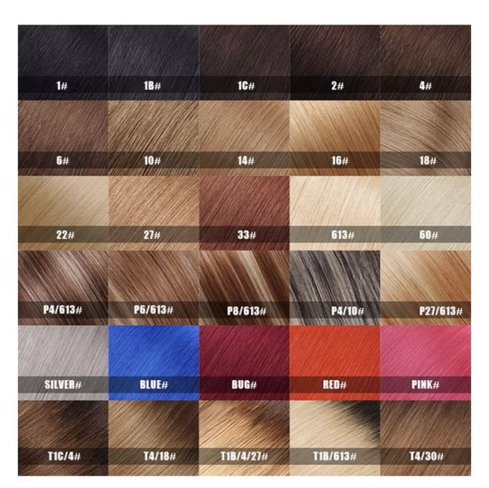 100%естествена славянска коса по поръчка