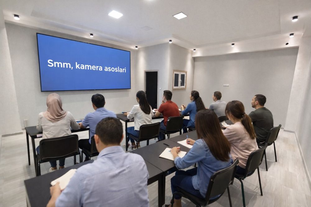 SMM kurs + Kamera asoslari + Stories  kurslari