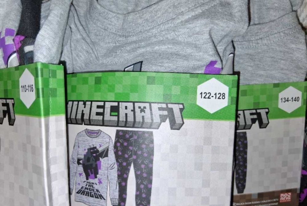 р-р 110-116;122-128;134-140 MINECRAFT Детска пижама