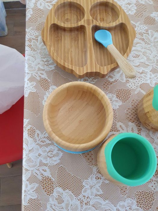 Лот бамбукови съдове