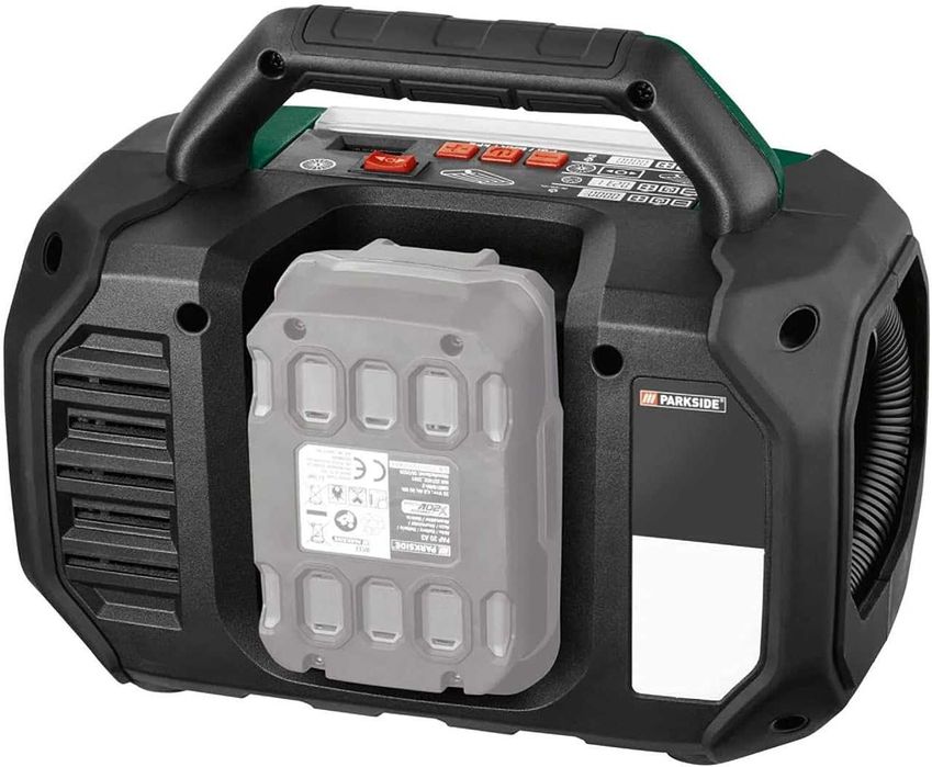 Pompă auto de aer cu compresor Parkside