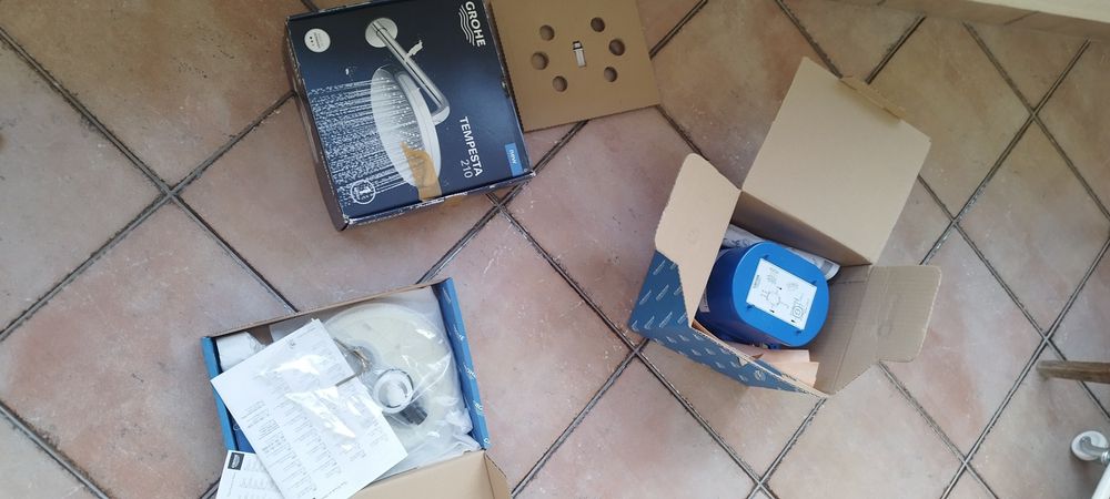 Термостатен душ за вграждане Grohe Grohterm 1000